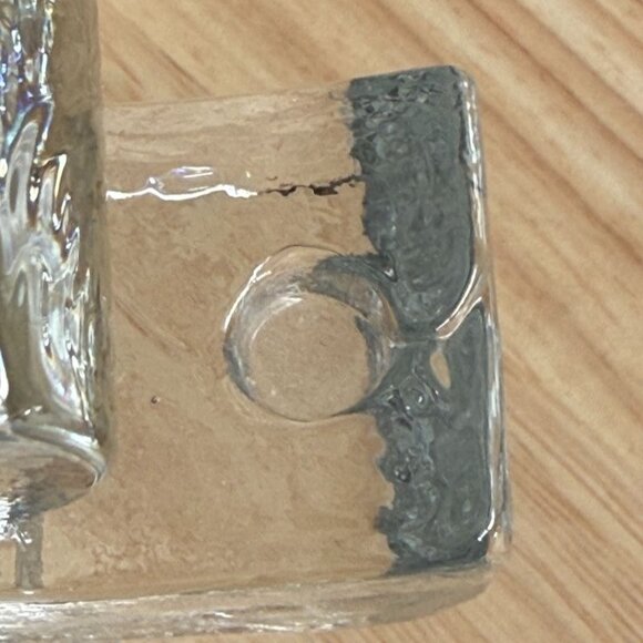 Wiesenthal-Hutte K Breit Angel Candle Holder Clear Glass MCM Brutalist W Germany - Picture 6 of 14